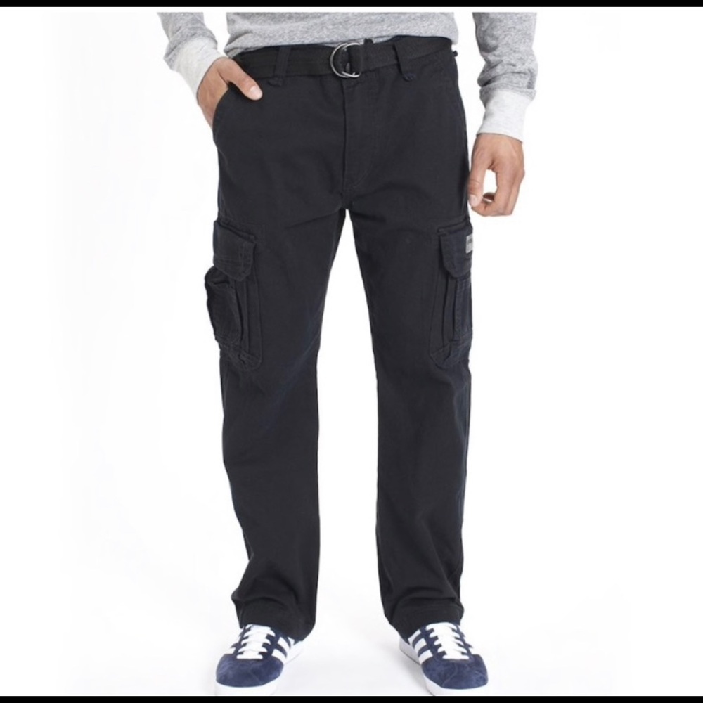 Men’s UNIONBAY BLACK CARGO PANTS